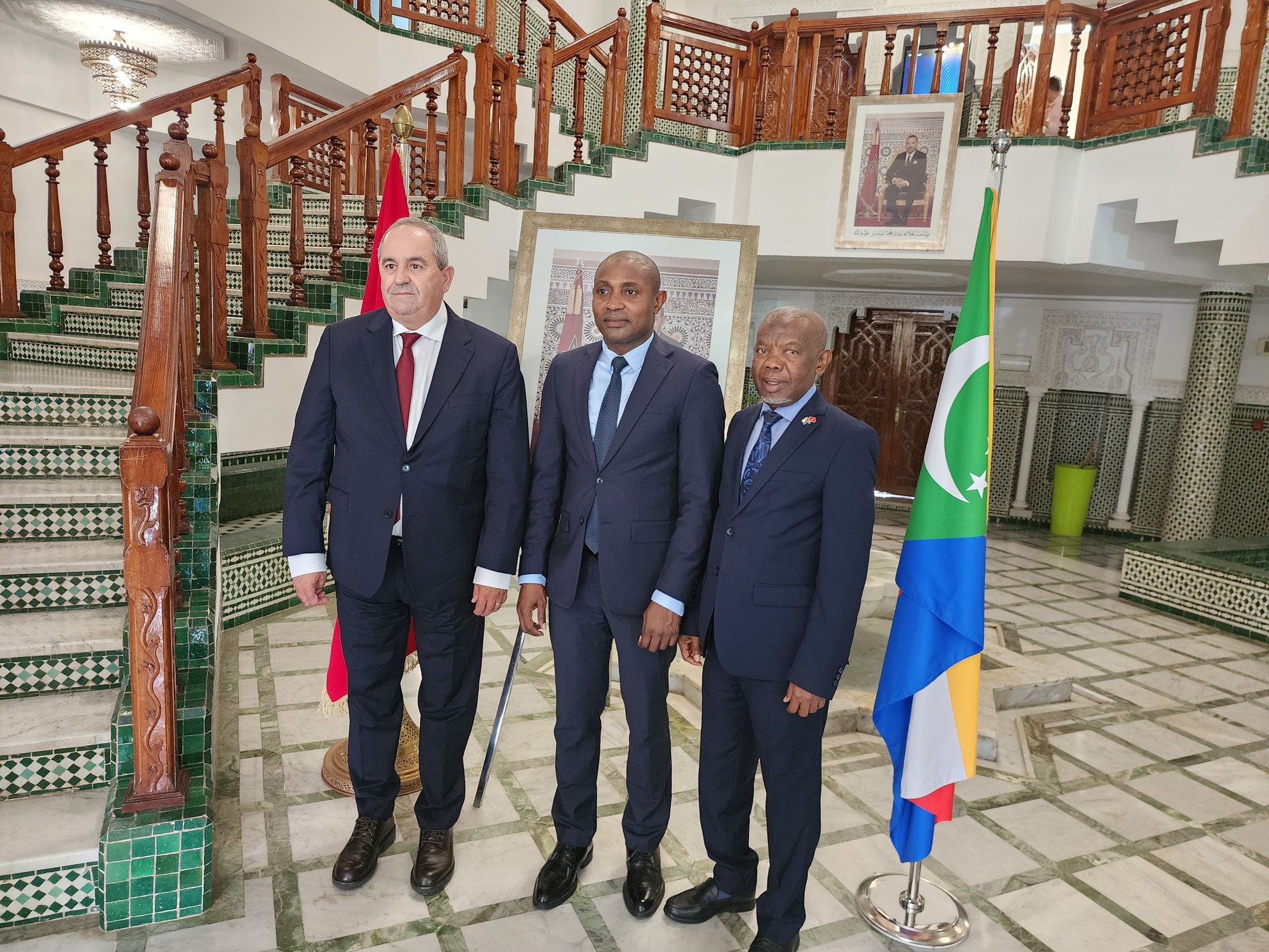 Rencontre entre le Ministre Comorien des Affaires Etrangères et le Ministre Marocain de l'Enseignement Supérieur.