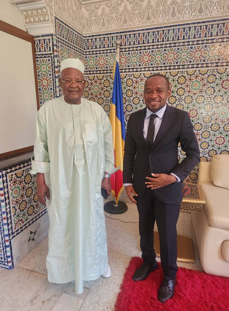 visite de courtoisie entre le Ministre conseiller Mohamed Inoussa et l'Ambassadeur de Tchad au Maroc