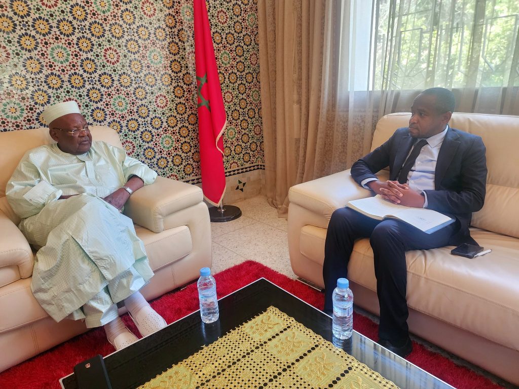 visite de courtoisie entre le Ministre conseiller Mohamed Inoussa et l'Ambassadeur de Tchad au Maroc 